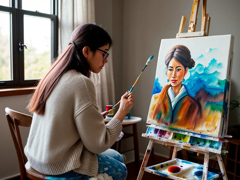 Acrílico y materiales caseros de arte en casa, listos para técnica mixta