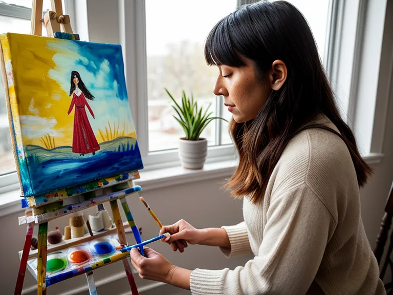 Paleta de pintor con una mezcla de colores convertida en lodo grisáceo, un error común en el arte para principiantes.