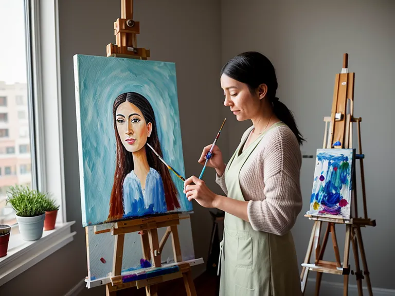 Primer plano de capas de pintura acrílica en técnica mixta con texturas y transparencias, arte hecho en Medellín.